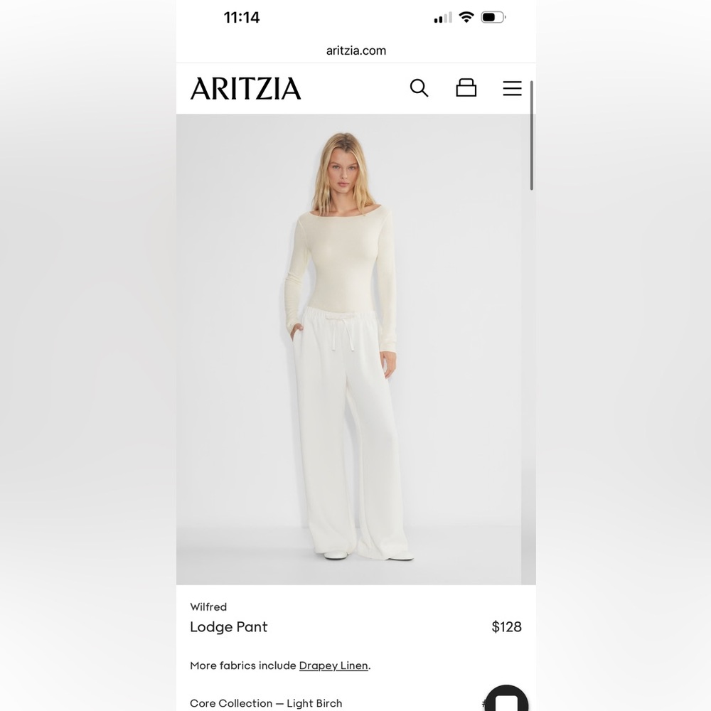 WILFRED THESIS PANTS WITH DRAWSTRING